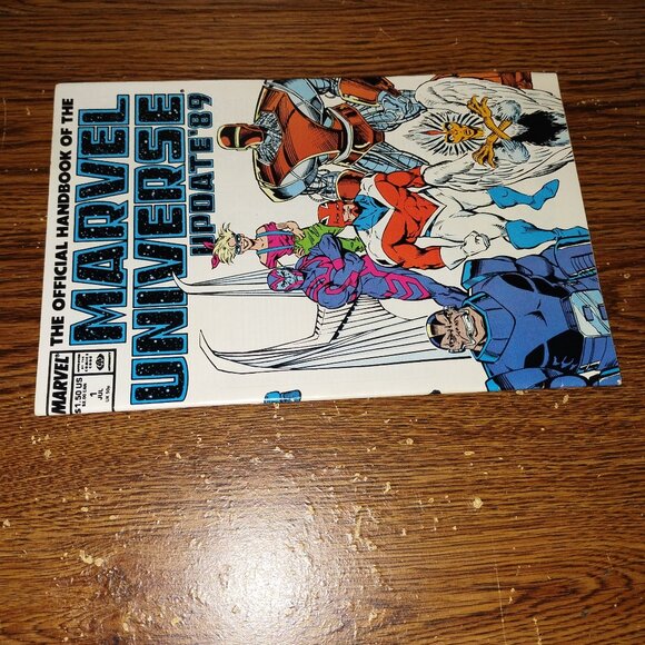 Official Handbook of Marvel Universe Update '89 #1 Adversary to Chameleon - Picture 3 of 3